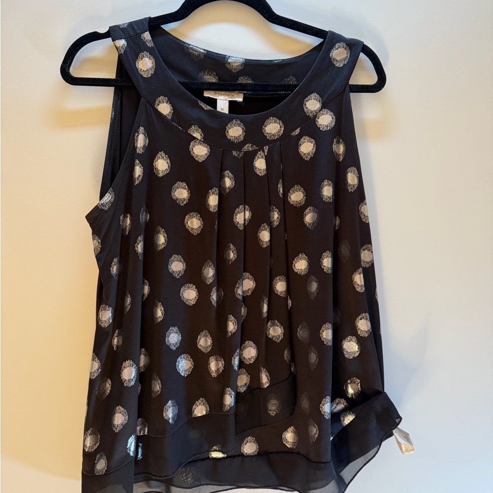Black and Silver Women's Blouse